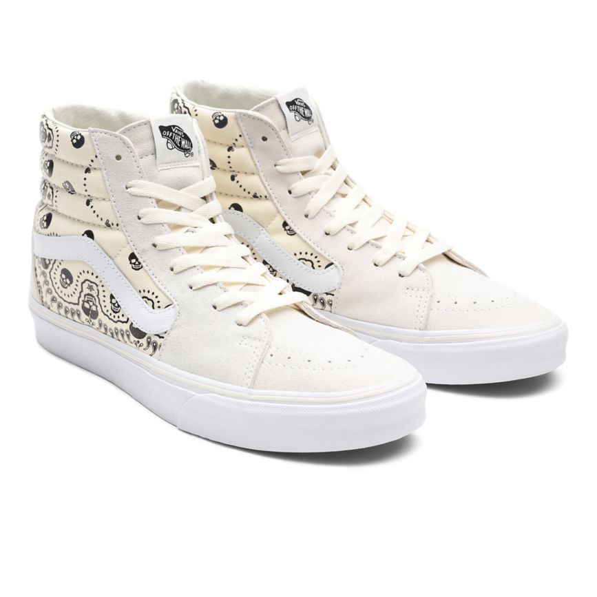 Vans Bandana SK8-Hi Skor Vita | VN926L0ZI29