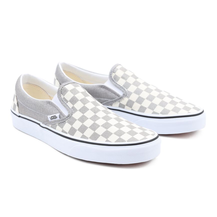 Vans Checkerboard Klassiska Slip-On Skor Grå | VN031L2VC56