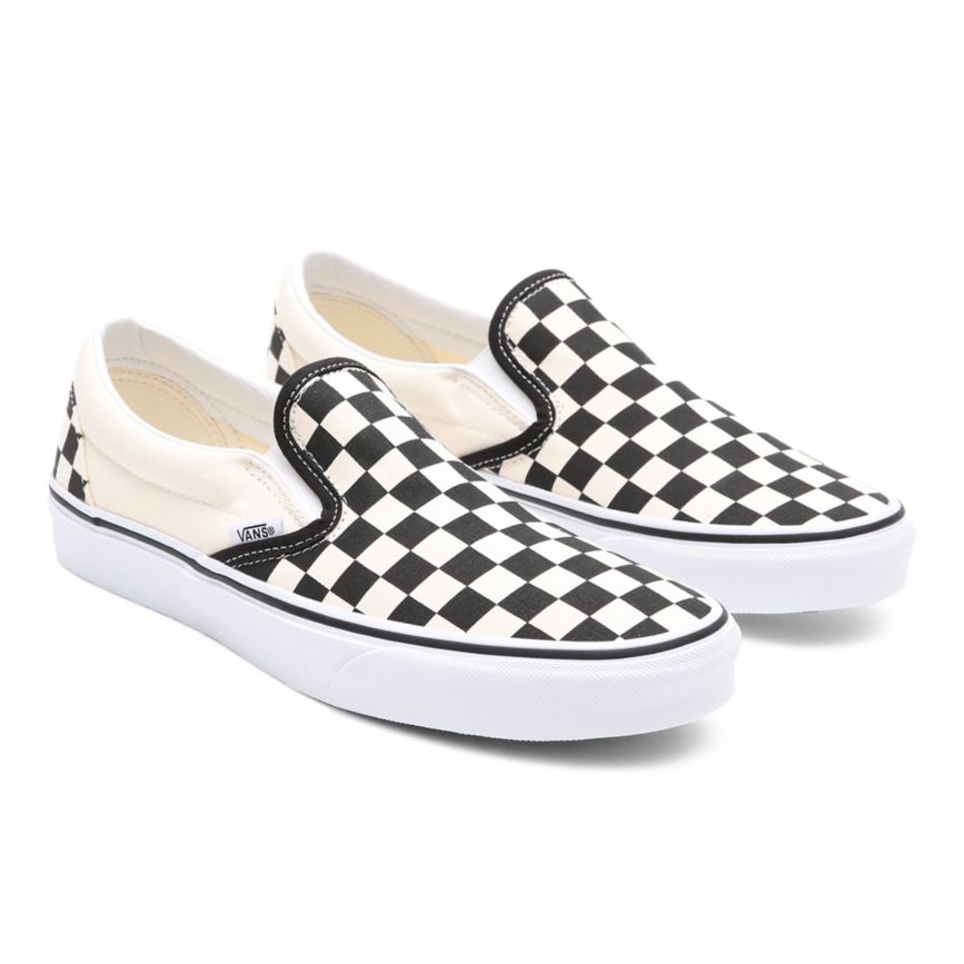 Vans Checkerboard Klassiska Slip-On Skor Svarta | VN121K9HU83