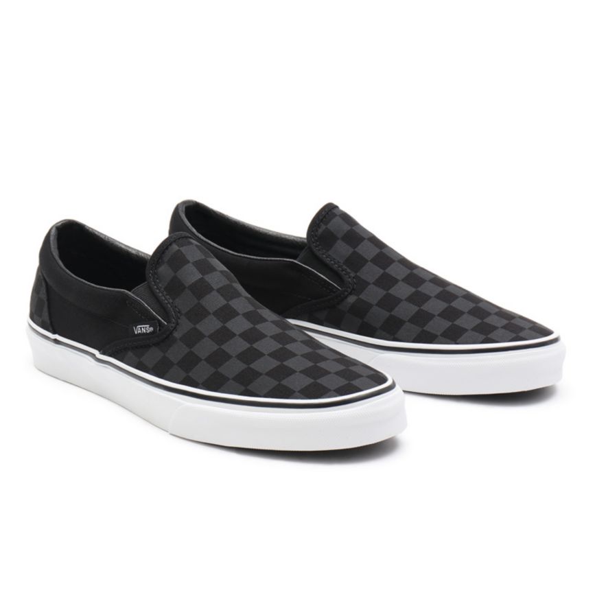 Vans Checkerboard Klassiska Slip-On Skor Svarta | VN478X7UU25
