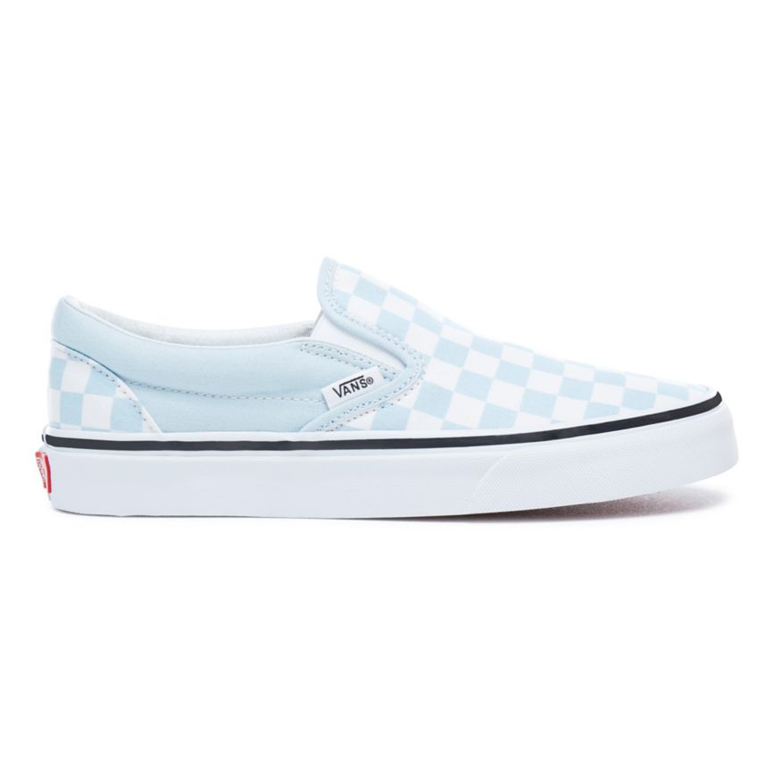 Vans Checkerboard Klassiska Slip-On Skor Blå | VN671J9JK42