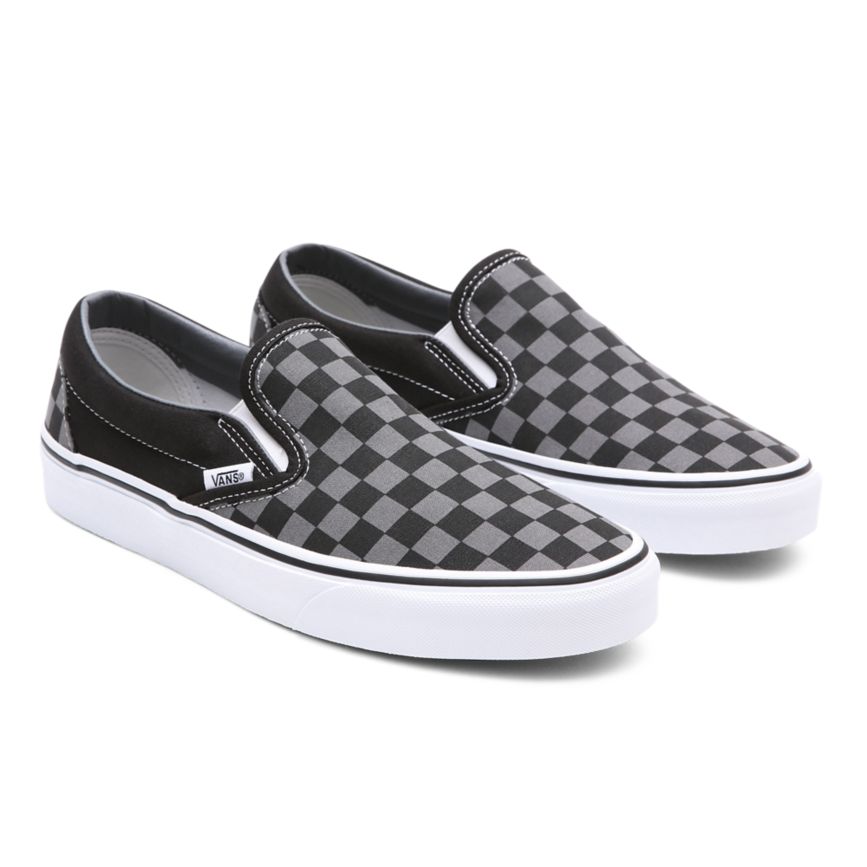 Vans Checkerboard Klassiska Slip-On Skor Svarta | VN949H2ZN35