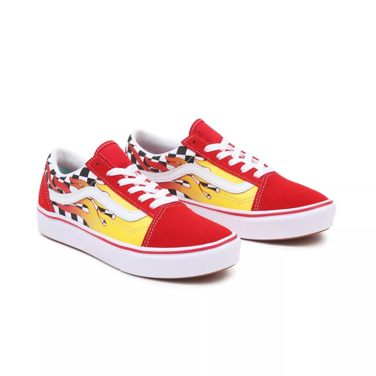 Vans Flame ComfyCush Old Skool Skor Röda | VN619C7WQ66