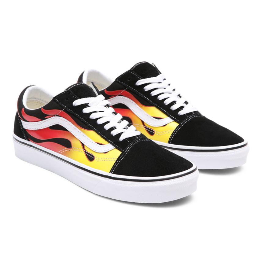 Vans Flame Old Skool Skor Svarta | VN641F5RZ12