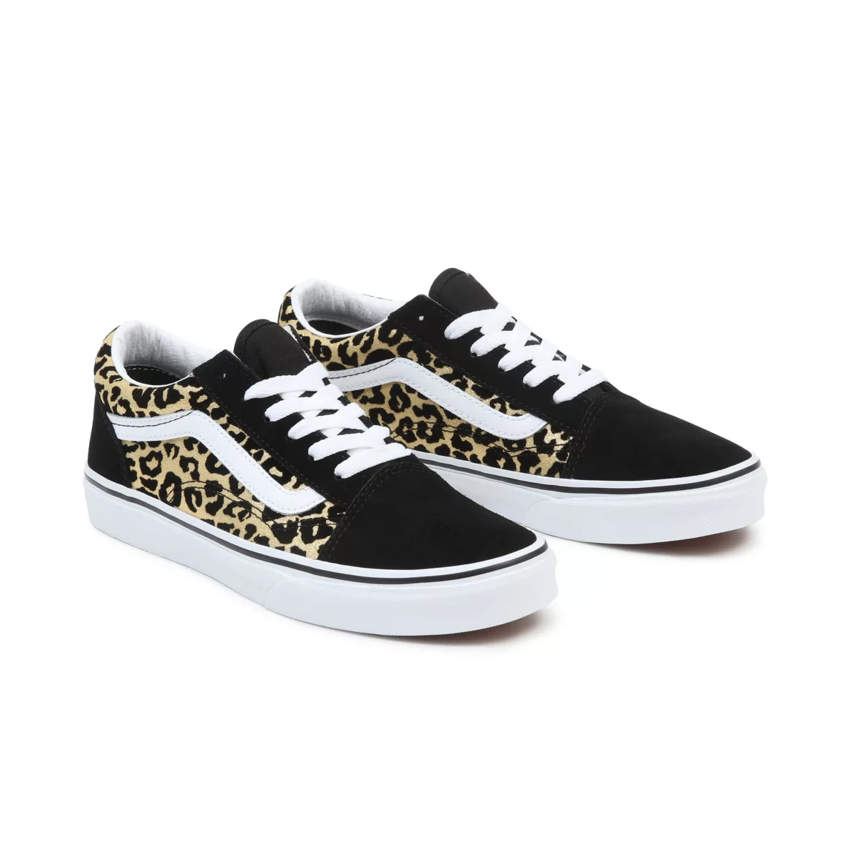 Vans Flocked Leopard Old Skool Skor Svarta | VN277E3YT66