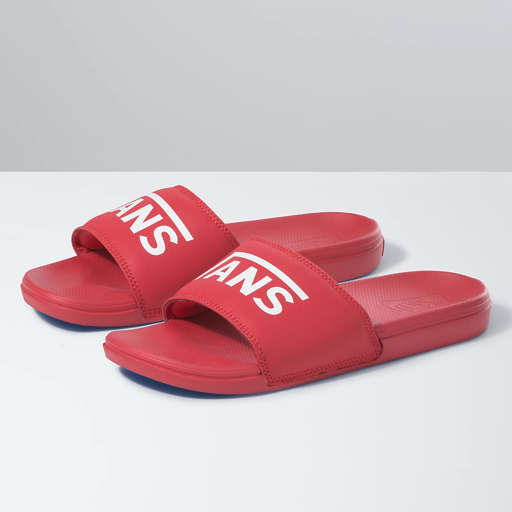 Vans La Costa Badtofflor-On Röda | VN832V0LJ98