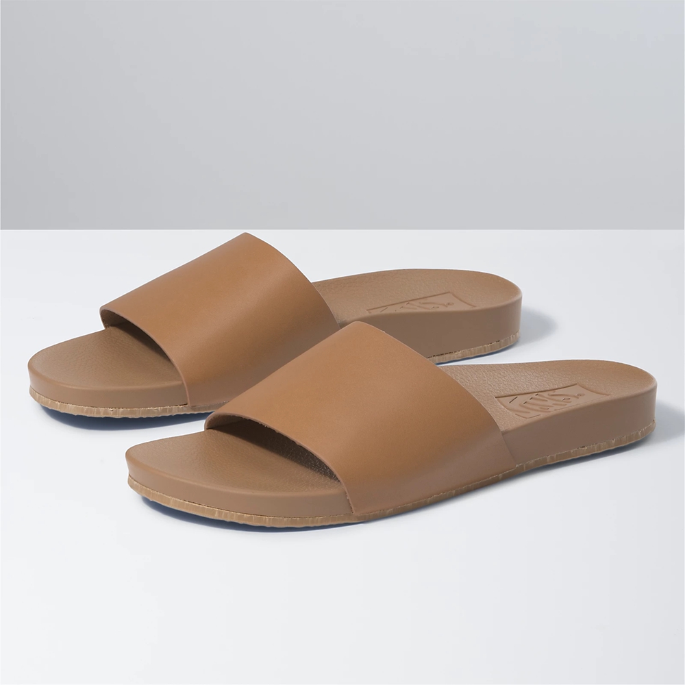 Vans Läder Decon Badtofflor Bruna | VN105L7GG58
