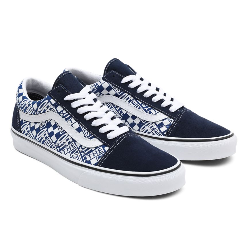 Vans Off The Wall Old Skool Skor Blå | VN011Y3PP69