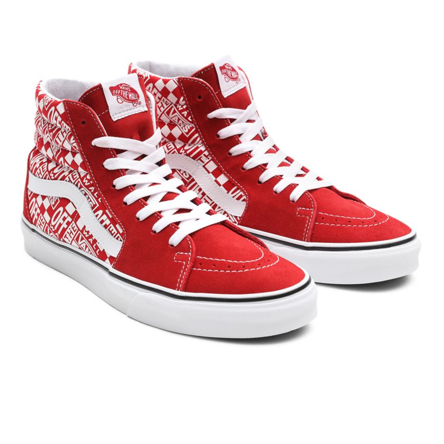 Vans Off The Wall SK8-Hi Skor Röda | VN335U1GT02