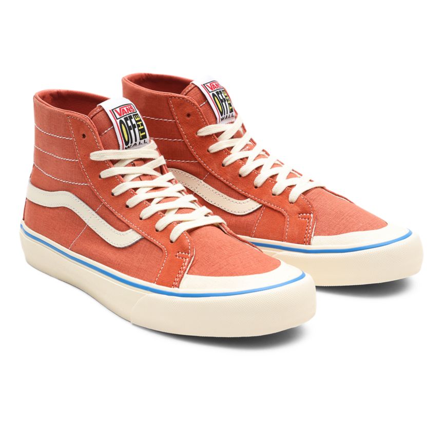 Vans Salt Wash SK8-Hi 138 Decon SF Skor Röda | VN037Z2HO93