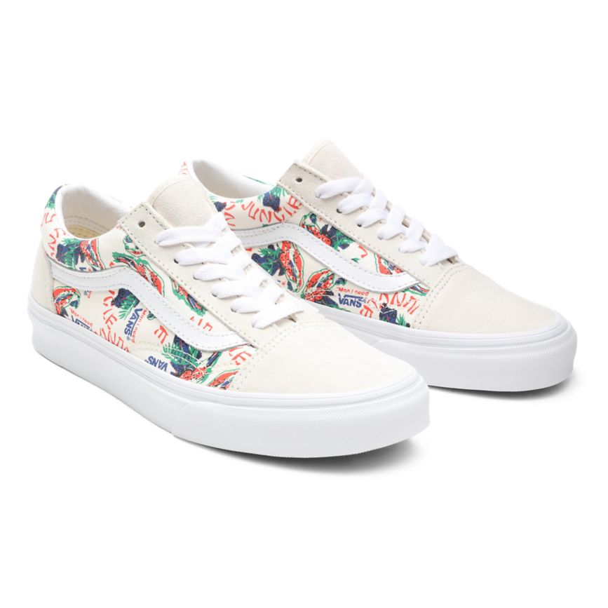 Vans Spring Daze Old Skool Skor Vita | VN192X5QH15