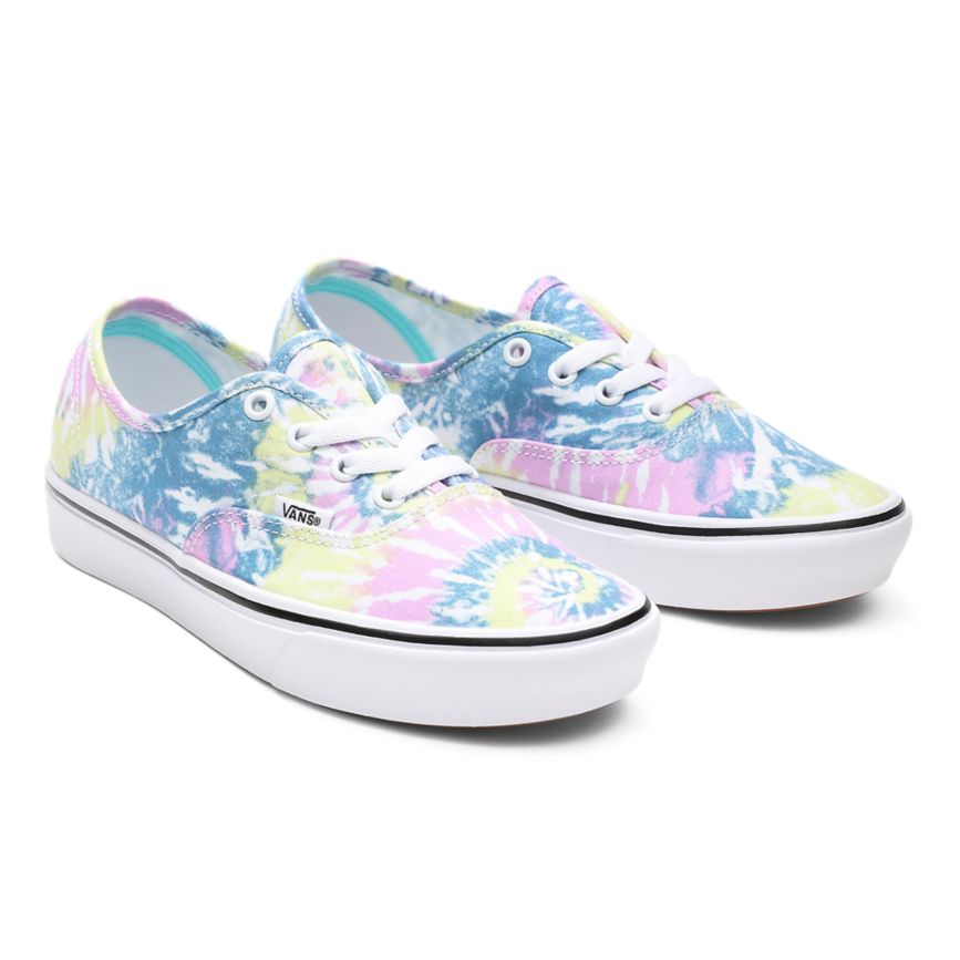 Vans Tie Dye ComfyCush Authentic Skor Olika Färger | VN994D4BE69