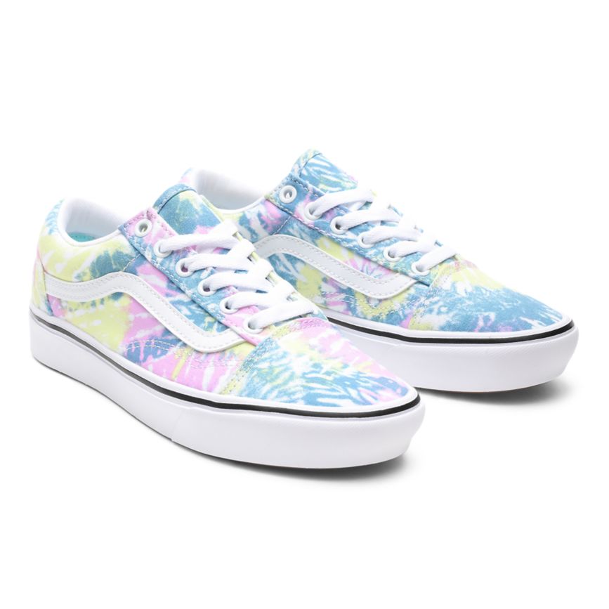 Vans Tie Dye ComfyCush Old Skool Skor Olika Färger | VN687Z5GL47