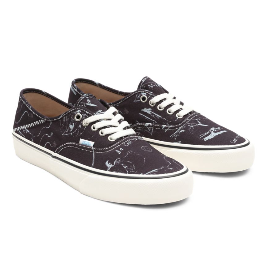 Vans X Chris Johanson Authentic SF Skor Svarta | VN911M7QH81
