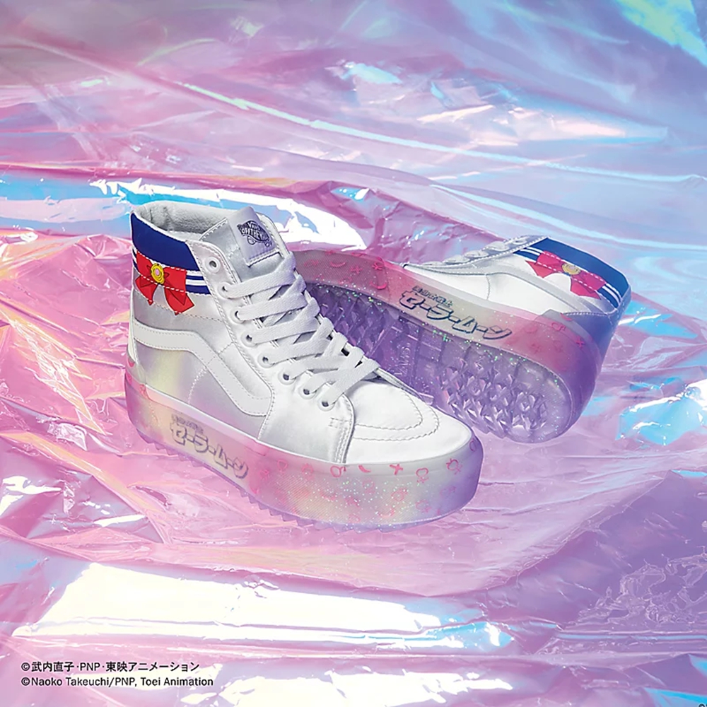 Vans X Pretty Guardian Sailor Moon Sk8-hi Stacked Skor Vita | VN304O2JO95