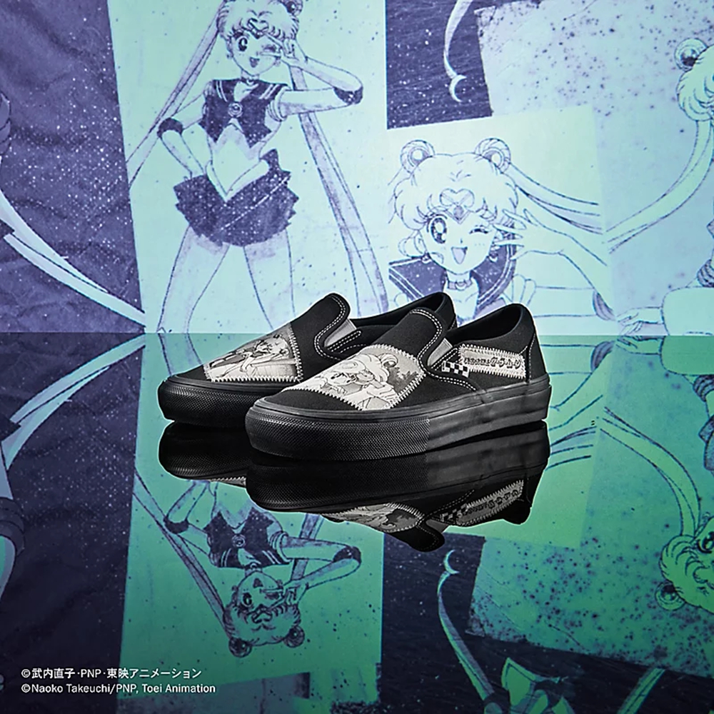 Vans X Pretty Guardian Sailor Moon Skate Slip-on Skor Svarta | VN145P0LD37